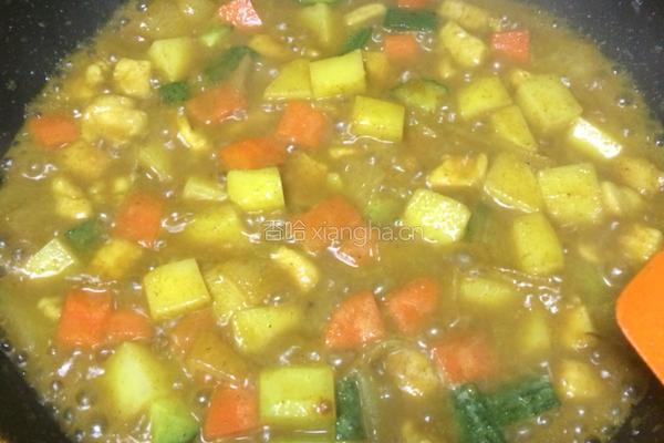 咖喱鸡肉饭的做法图解10