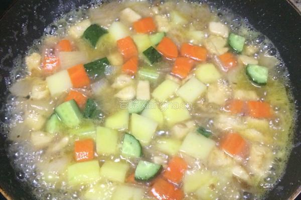 咖喱鸡肉饭的做法图解9
