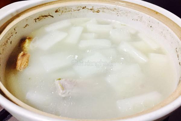 肉排煮萝卜的做法图解6