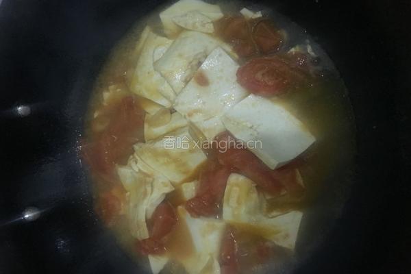 番茄肉末豆腐的做法图解10