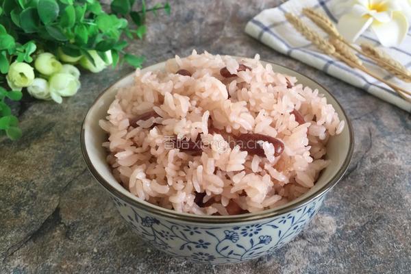 大米豆饭饭包的做法图解1