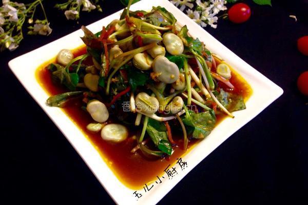 折耳根拌胡豆的做法图解14