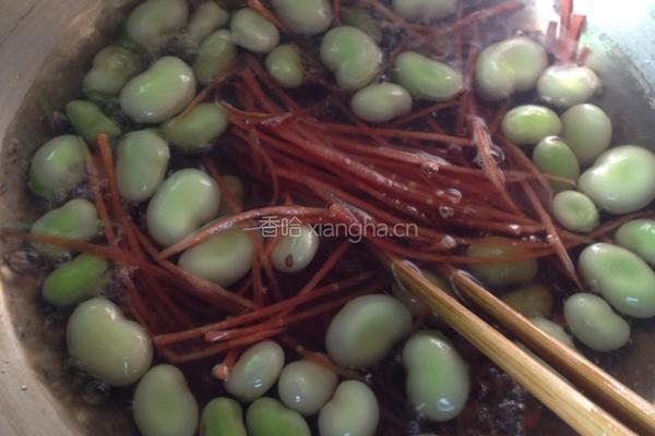折耳根拌胡豆的做法图解6