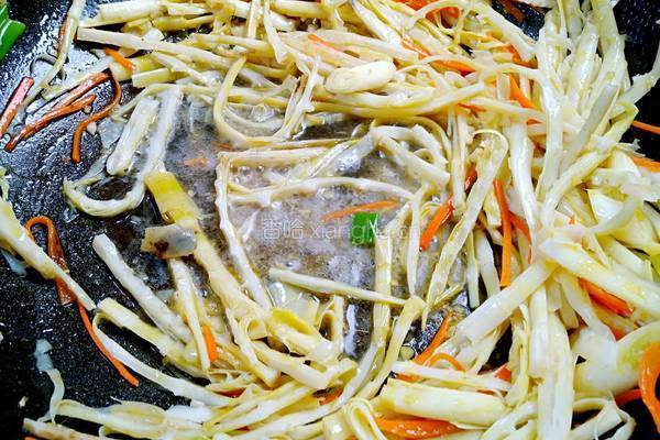 笋丝炒肉的做法图解10