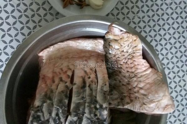 家常炖开河鱼的做法图解3