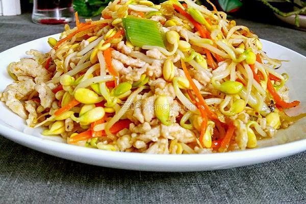 黄豆芽炒肉丝的做法图解11