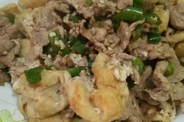 油豆腐炒肉的做法图解7