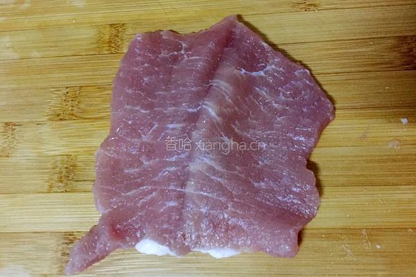 猪肉糯米卷的做法图解3