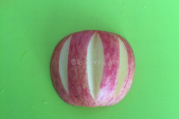 花式切苹果的做法图解3