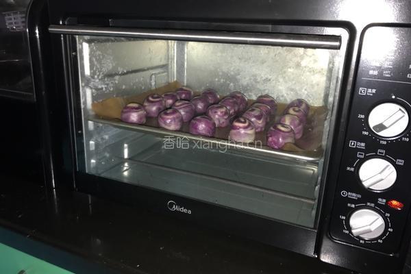 紫薯蛋黄酥的做法图解14
