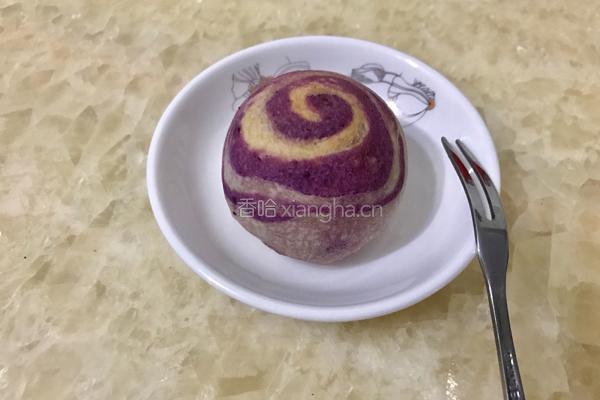 紫薯蛋黄酥的做法图解16