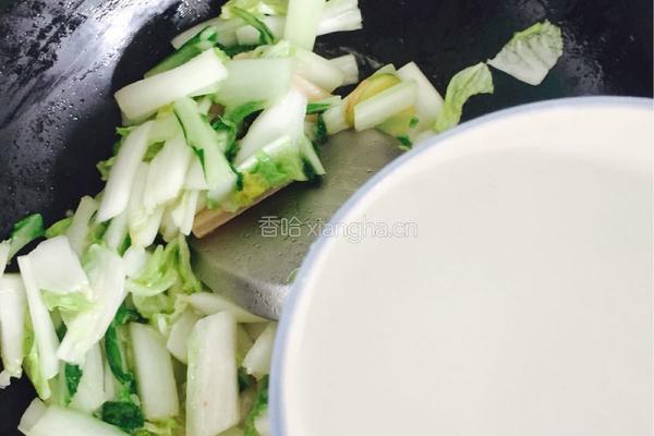 海鲜白菜的做法图解10