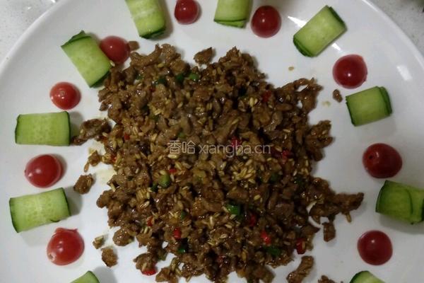 燕麦米牛肉粒的做法图解6