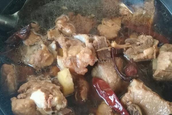 排骨炖豆角的做法图解3
