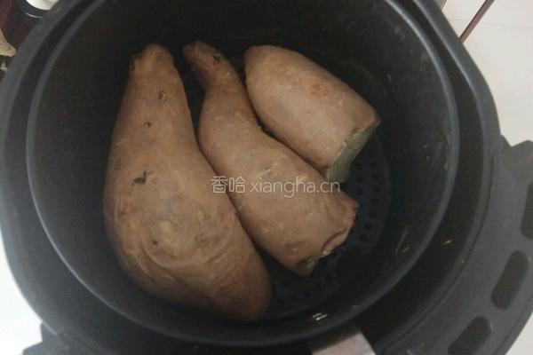 老屋私房菜空气炸锅版烤地瓜的做法图解2