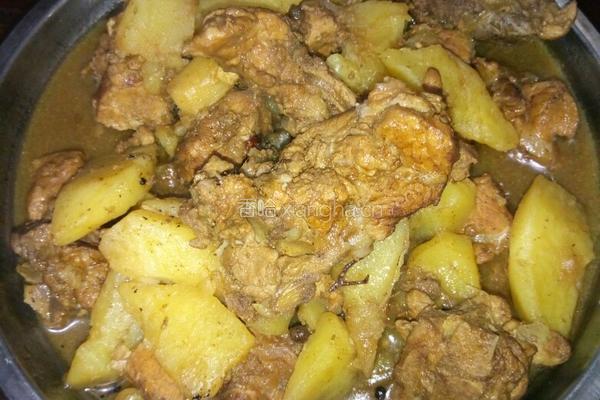 土豆炖排骨的做法图解9