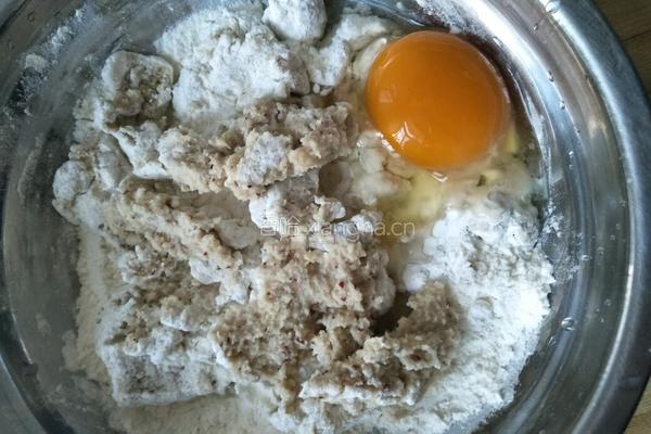 红枣黄豆渣鸡蛋饼的做法图解4