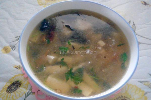 酸辣豆腐羹的做法图解15