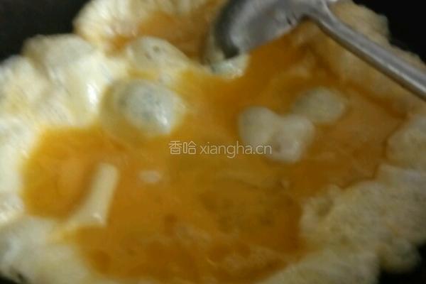 野蒿子炒蛋的做法图解5