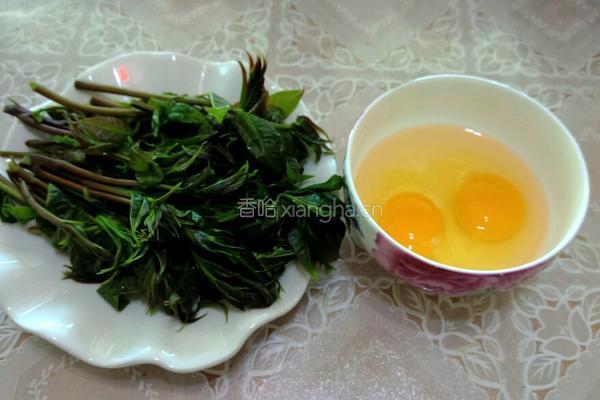 香椿炒鸡蛋的做法图解1