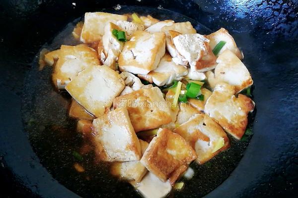 豆腐炖槐花的做法图解8