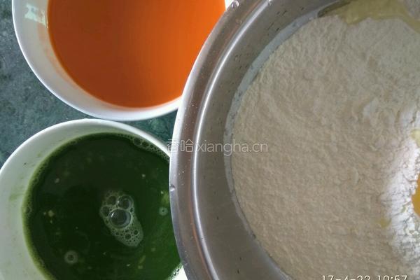 蔬菜汁饺子的做法图解7