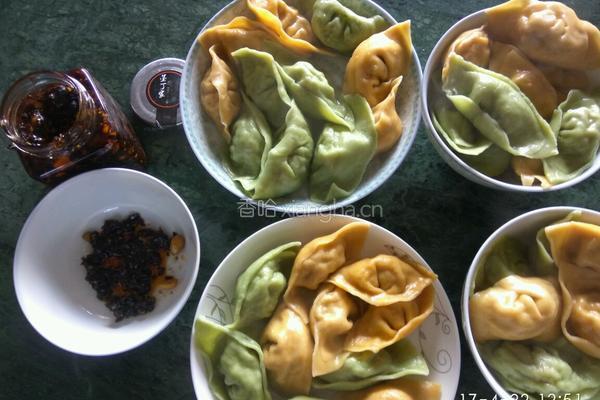 蔬菜汁饺子的做法图解17