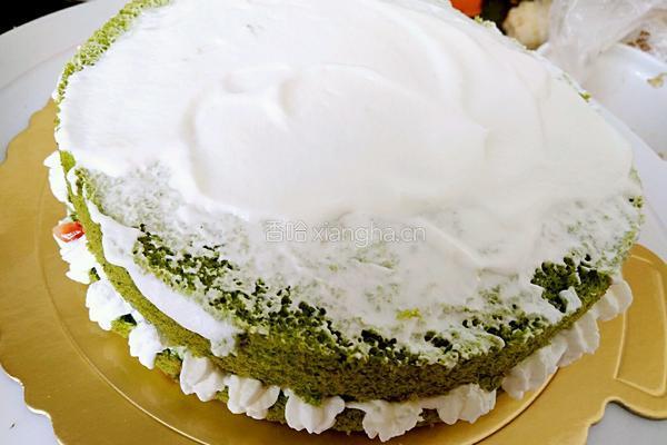 小清新奶油蛋糕的做法图解6