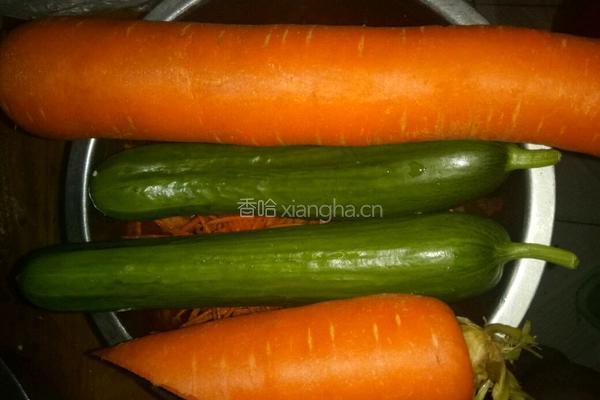 凉拌双丝的做法图解1