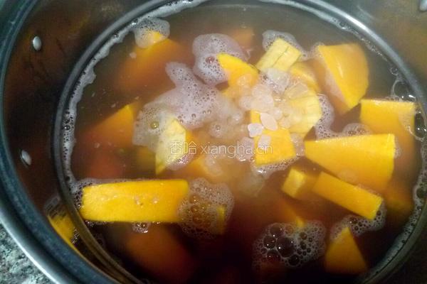 南瓜绿豆汤的做法图解6