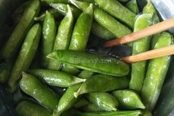 水煮豌豆的做法图解4