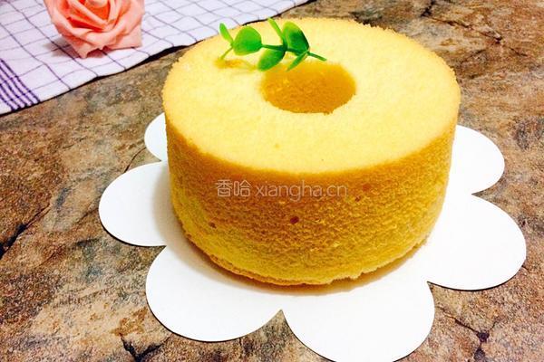 原味中空戚风蛋糕的做法图解21