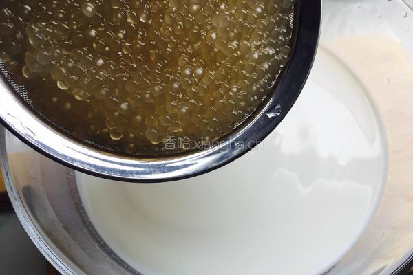 牛奶芒果西米露的做法图解9
