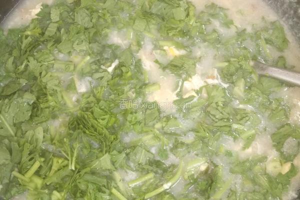 花生滕蒿瘦肉疙瘩汤的做法图解13