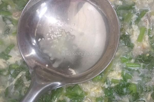花生滕蒿瘦肉疙瘩汤的做法图解14