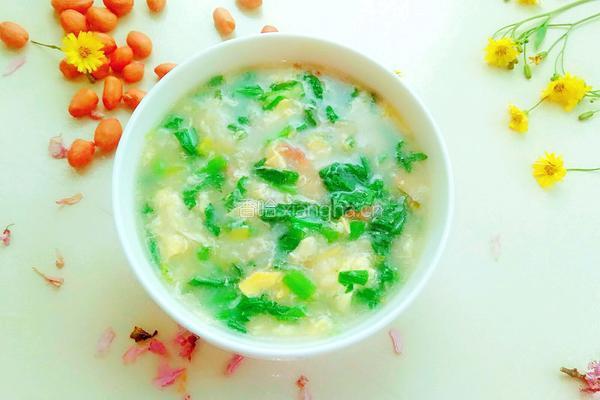 花生滕蒿瘦肉疙瘩汤的做法图解17