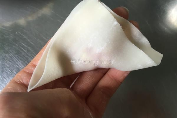 馄饨的包法的做法图解9