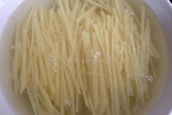 红椒土豆丝的做法图解3