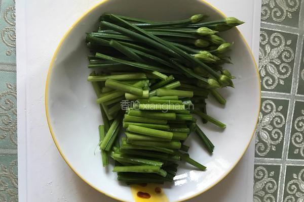 韭苔炒肉丝的做法图解3