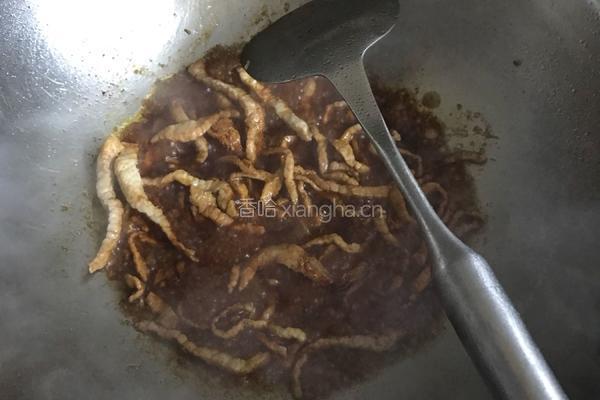 韭苔炒肉丝的做法图解7