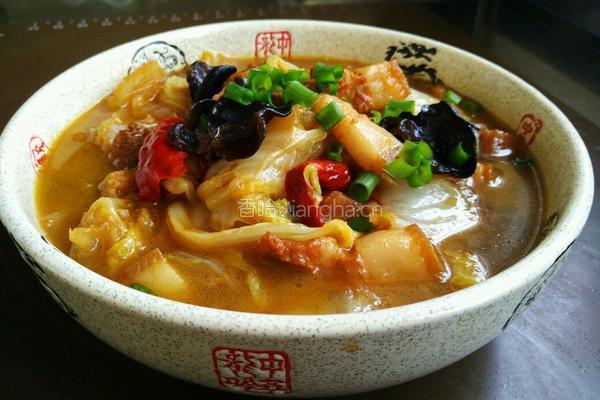 大白菜烧肉的做法图解13