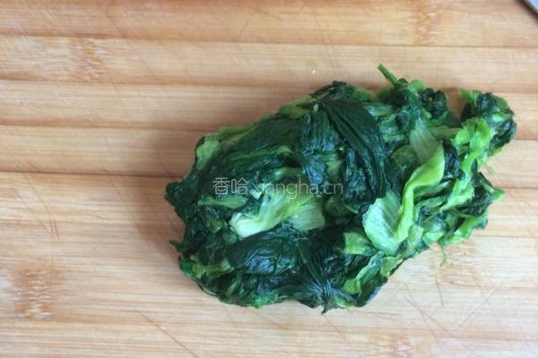 菠菜丸子的做法图解3