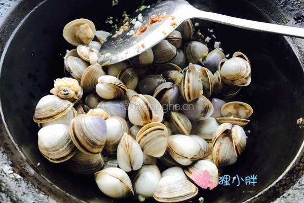 酱爆白蛤的做法图解6