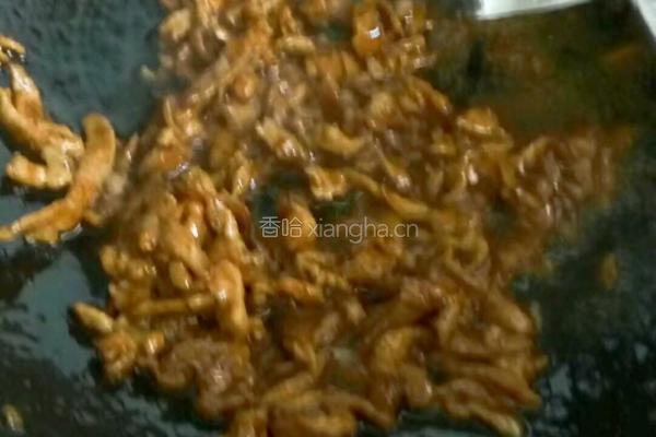 炒肉拉皮的做法图解20