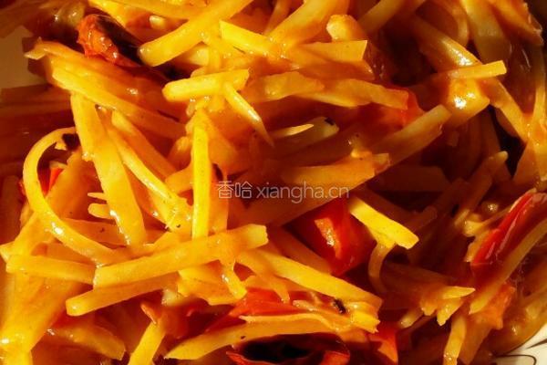 番茄土豆丝的做法图解5