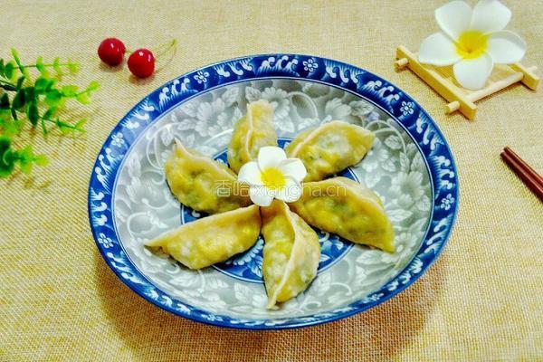 韭菜海米鸡蛋蒸饺的做法图解17