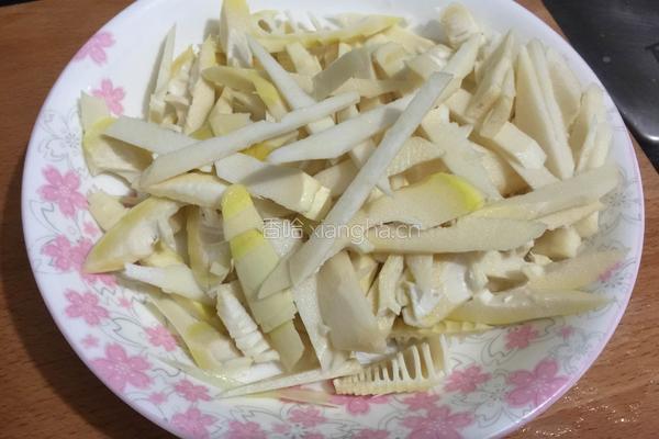 春笋炒牛肉的做法图解3