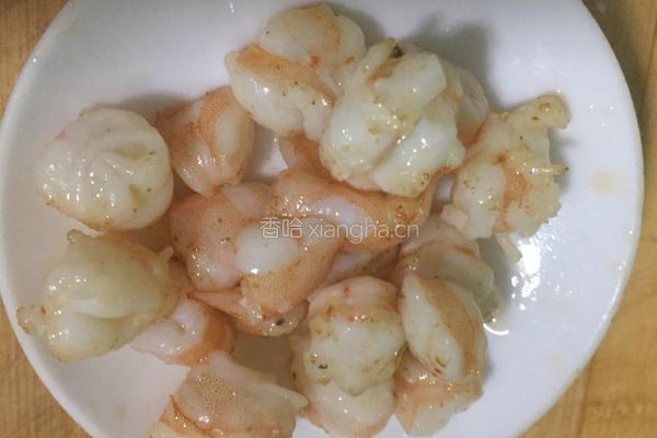 海虾炒饭的做法图解4