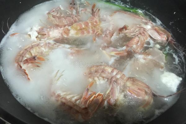 白灼虾菇的做法图解7