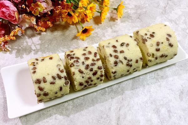 蜜豆蛋糕卷的做法图解16